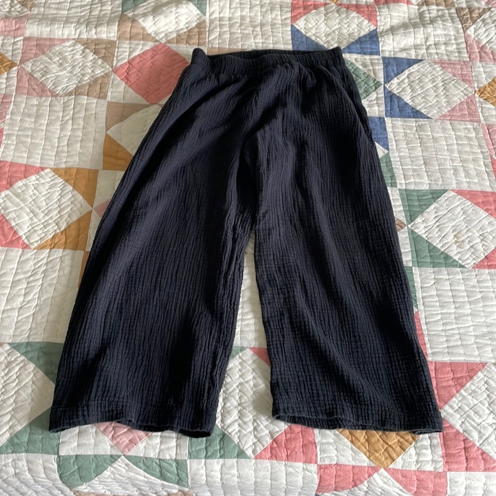 Comfy wide leg Gauze pants